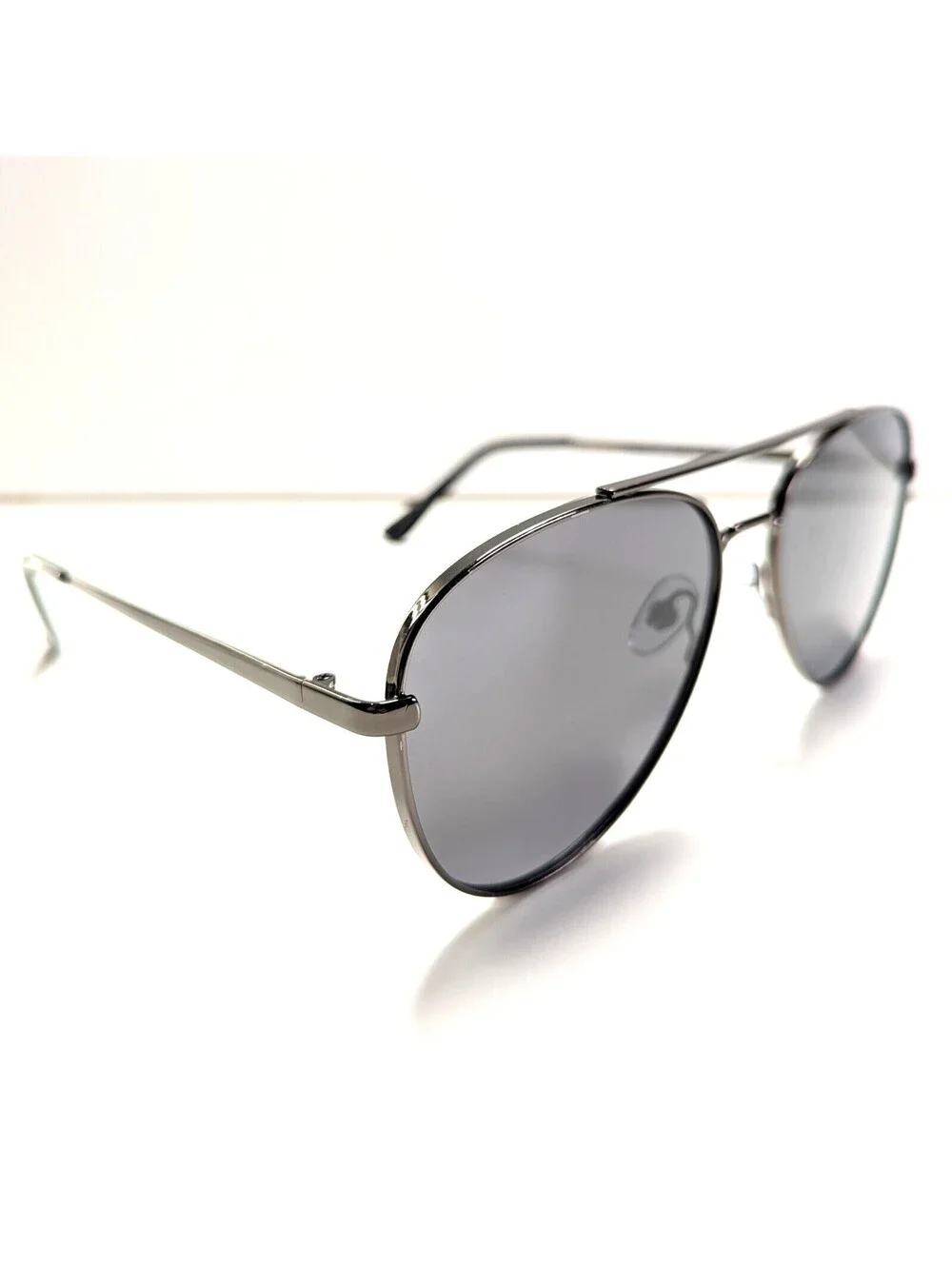 Foster Grant SR0822 FGM RP 21 04 MCV Aviator Sunglasses Silver Metal Frames